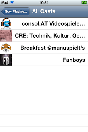 List of all podcasts